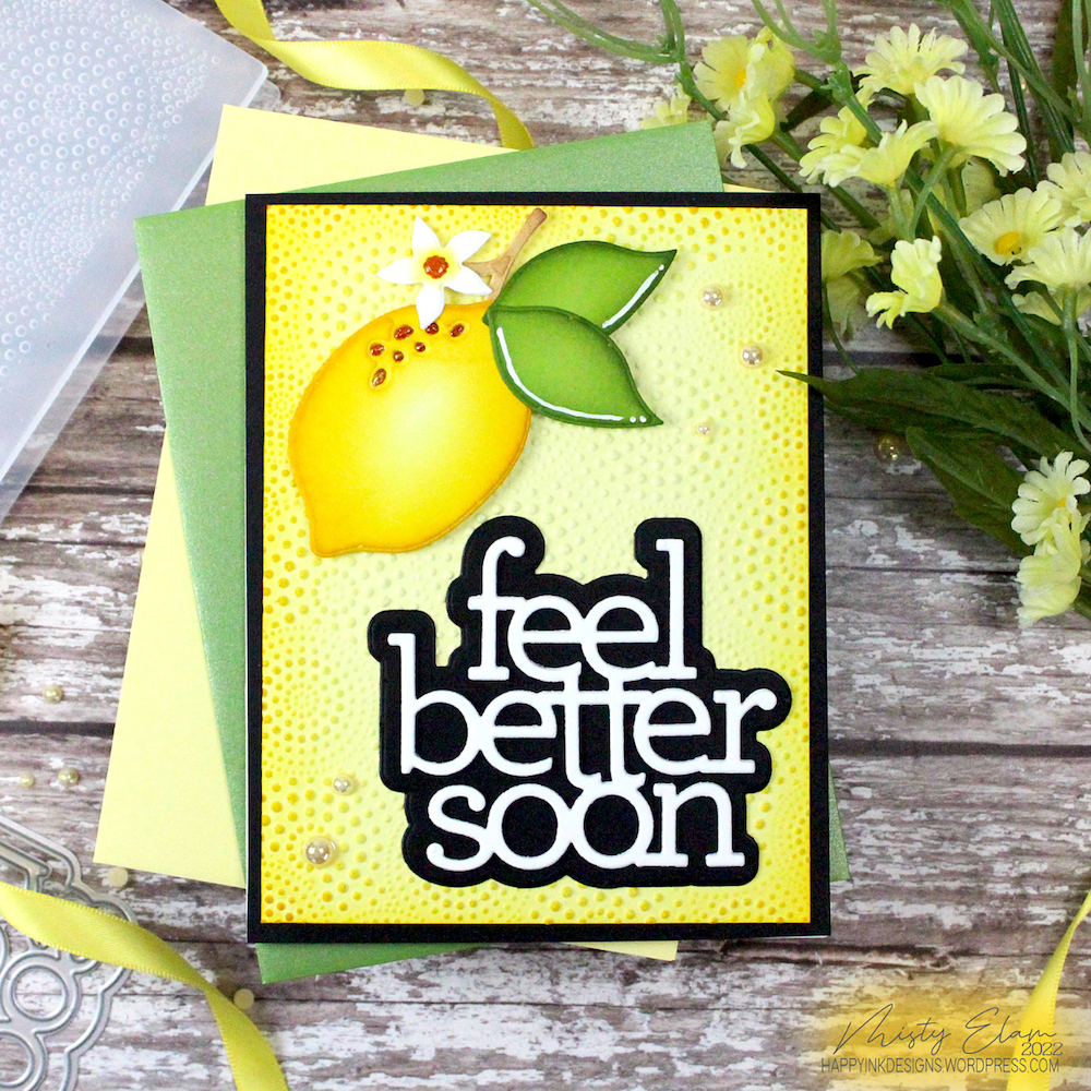 Tim Holtz Distress Ink Pad MOWED LAWN Ranger TIM35008 Feel Better Soon Card | color-code:ALT849