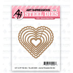 Art Impressions Nested Heart Dies 5721