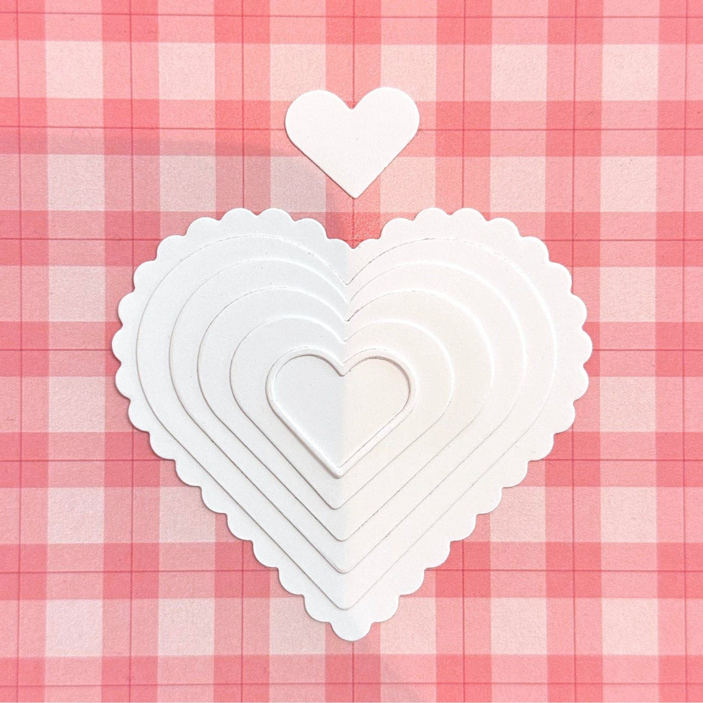 Art Impressions Nested Heart Dies 5721 cut out