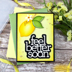 Tim Holtz Distress Ink Pad PEELED PAINT Ranger TIM20233 Feel Better Soon Card | color-code:ALT837