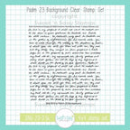 Creative Worship Psalm 23 Background Clear Stamp sns-20-016
