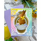 Tim Holtz Distress Ink Pad CRACKED PISTACHIO TIM43218 Bunny Basket Card | color-code:ALT17