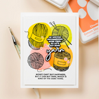 Simon Says Stamp Yarn Love Words Wafer Dies sssd112791c Yarn Pun Card | color-code:ALT05