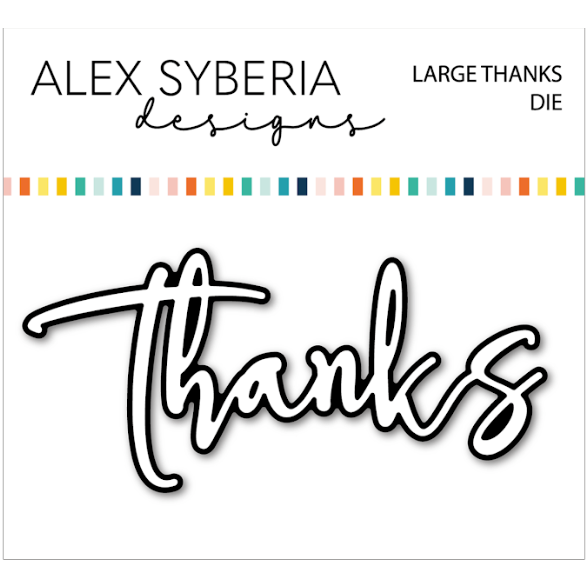 Alex Syberia Designs THANKS Die asdd45