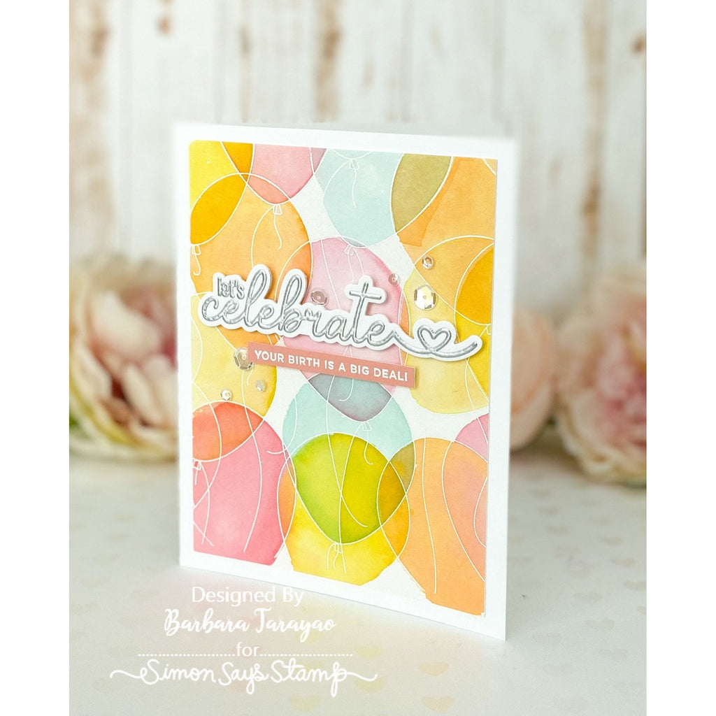 Let's Celebrate Balloons Card | color-code:ALT19