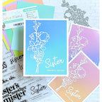 CZ Design Clear Stamps Sisters Forever cz279c Sisters Cards | color-code:ALT06