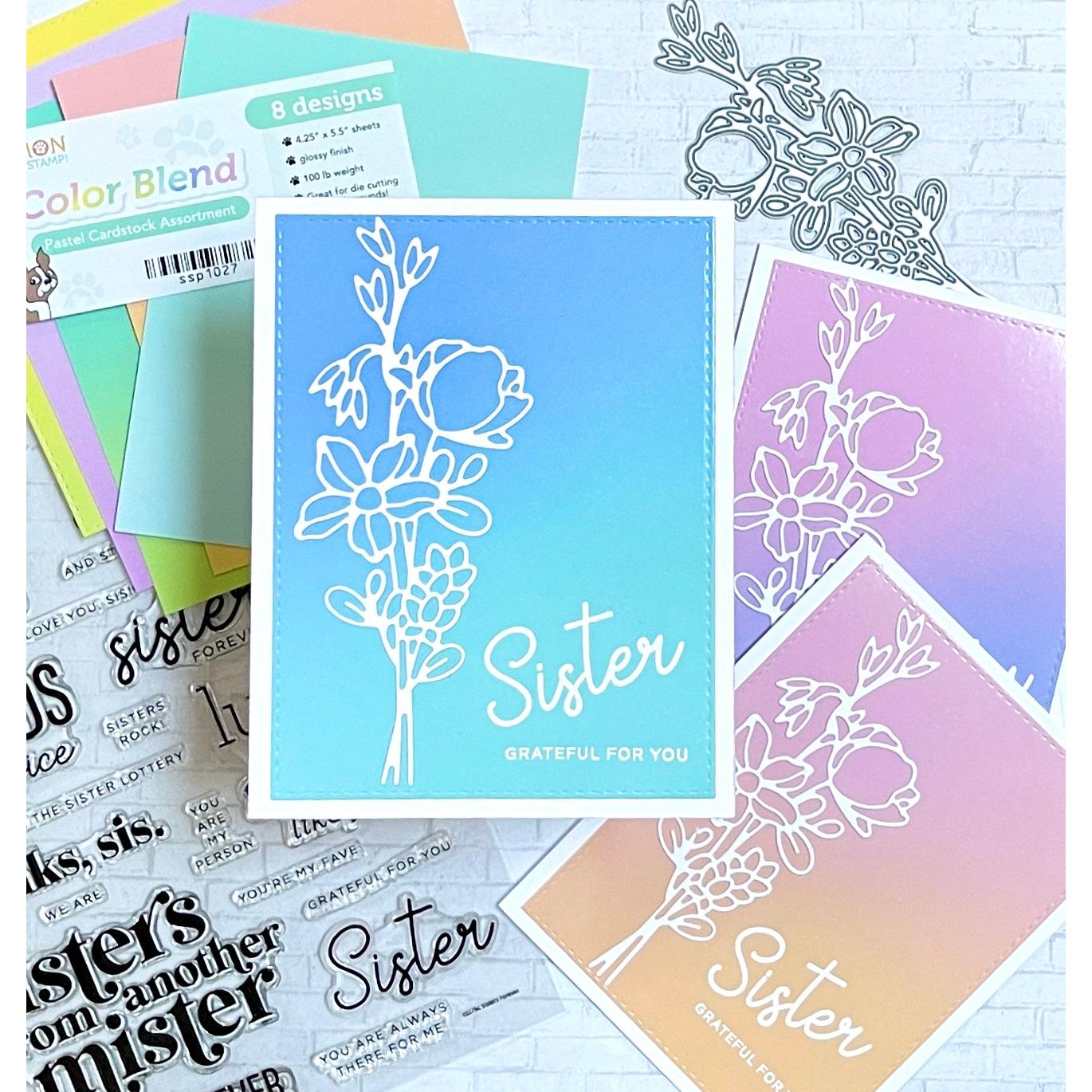 CZ Design Clear Stamps Sisters Forever cz279c Sisters Cards | color-code:ALT06
