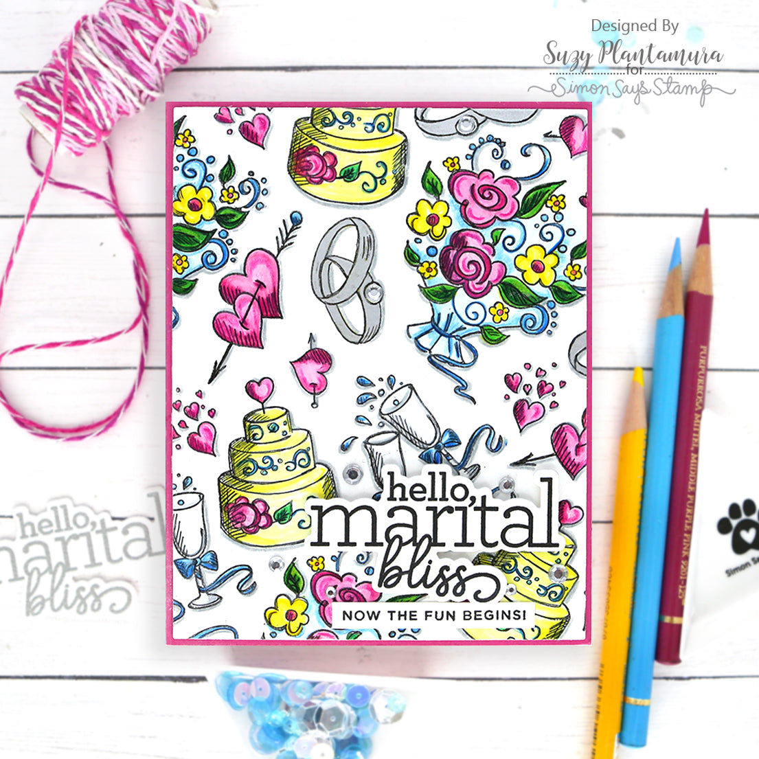 Wedding Card Inspiration | color-code:ALT05