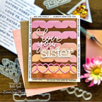 CZ Design Wafer Dies Swoopy Love You Mama czd198 Sister Card | color-code:ALT04
