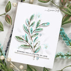 Elegant Foliage Wedding Card | color-code:ALT01