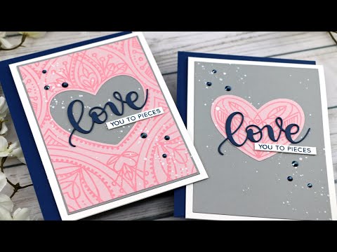 Simon Says Stamp! Simon Says Stamp DECO HEART Wafer Dies sssd111935