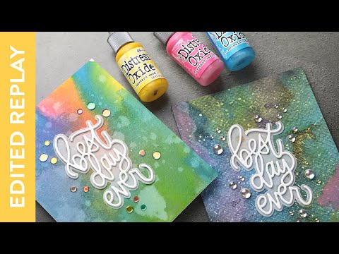 Simon Says Stamp! Tim Holtz Distress Oxide Reinker MERMAID LAGOON Ranger tdr57154