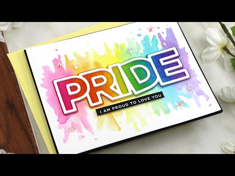 Simon Says Stamp! CZ Design Wafer Dies PRIDE czd138 Rainbows