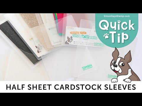 Simon Says Stamp Pawsitively Everything Half Sheet Cardstock Sleeves st0136