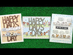 Simon Says Stamp! Lawn Fawn GIANT HAPPY DAD'S DAY Die Cut lf2885