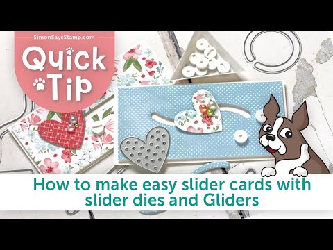 Simon Says Stamp! Gliders for Slider Cards SLIDING 10 pack glideslide
