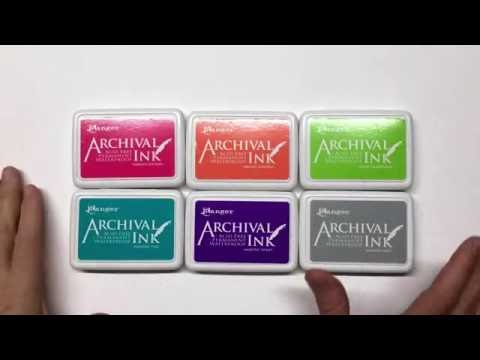 Simon Says Stamp! Ranger Archival Ink Pad BRIGHT TANGELO AIP52487