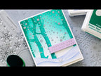 Simon Says Stamp! Simon Says Stamp Stencil SNOWFALL AND BANKS ssst221640