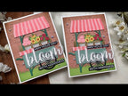 Simon Says Stamp! Honey Bee MARKET CART Stencil hbsl085