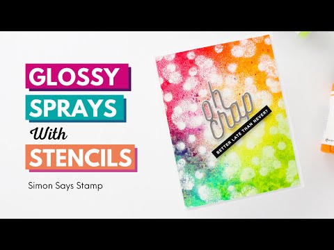 Simon Says Stamp! Simon Says Stamp Stencils LAYERED CONFETTI ssst221610
