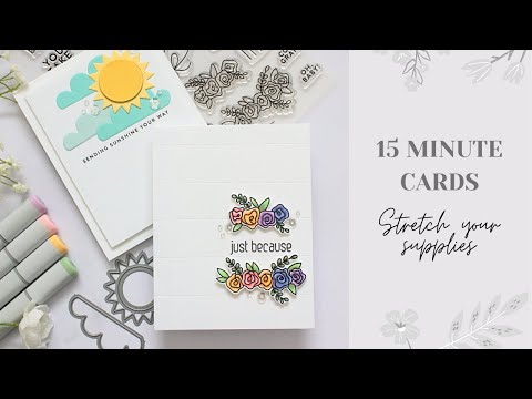 Simon Says Stamp! Simon Says Stamp RAINBOW CARD Wafer Dies sssd112163
