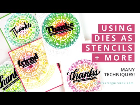 Simon Says Stamp! Simon Says Stamp Stencil BOHO CIRCLE ssst121511