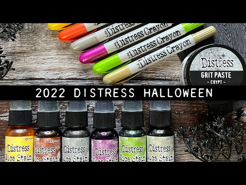 Simon Says Stamp! Ranger Tim Holtz Distress Pearl Mica Crayons HALLOWEEN SET 3 tshk81111