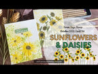 Simon Says Stamp! Simon Says Clear Stamps SUNFLOWER FIELDS sss202511c