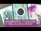 Simon Says Stamp! Tonic BLUE BLITZ Nuvo Shimmer Powder 1208n