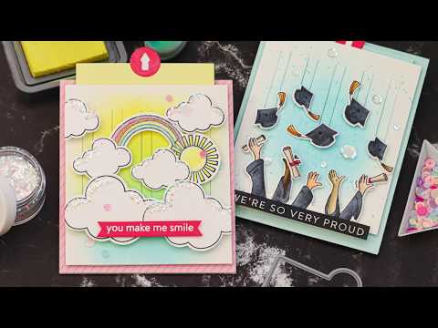 Simon Says Stamp! Simon Says Stamp HATS OFF GRAD Wafer Dies sssd112130c