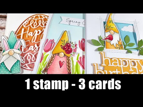 Simon Says Stamp! Simon Says Clear Stamps LAYERED TULIPS sss202121