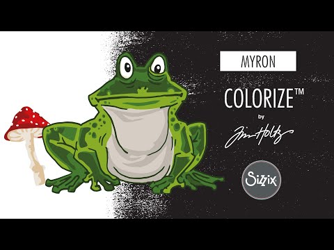 Simon Says Stamp! Tim Holtz Sizzix MYRON Colorize Thinlits Dies 665997