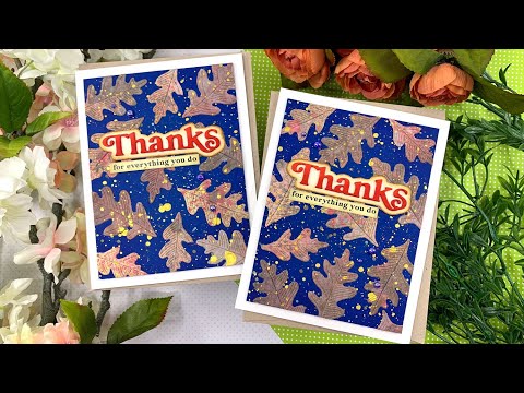 Simon Says Stamp! Simon Says Stamp ETCHED OAK LEAVES Wafer Dies s798 Stamptember