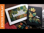 Simon Says Stamp! Simon Says Cling Stamp LEAFY LEAVES sss102353