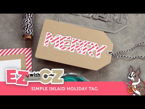 Simon Says Stamp! CZ Design Wafer Dies NESTED TAGS czd81
