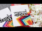 Simon Says Stamp! CZ Design Wafer Dies PROUD OF YOU czd73