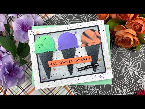 Simon Says Stamp! Simon Says Stamp ICE CREAM SCOOP AND CONE Wafer Dies s803