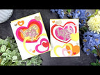 Simon Says Stamp! RESERVE Simon Says Stamp NESTED ROUND HEARTS Wafer Dies sssd112763 Kisses