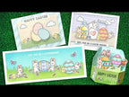 Lawn Fawn Set Eggstraordinary Easter Add-On Clear Stamps and dies lfeeao start to finish cards