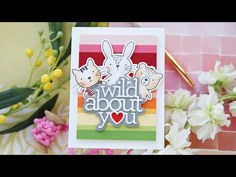 Simon Says Stamp! CZ Design Wafer Dies WILD ABOUT YOU czd190 Hugs