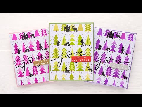 Simon Says Stamp! Simon Says Clear Stamps PRINTMAKING PINES sss202613c Holiday Sparkle
