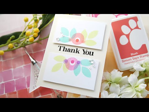 Simon Says Clear Stamps Geo Flower Building sss302684c Beautiful Days
