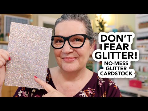 Simon Says Stamp! Simon Says Stamp LUXE GLITTER CARDSTOCK BASIC Assortment ssp1022 Holiday Sparkle