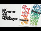 Simon Says Stamp! Gina K Designs SWIRL FLOWER MINI SLIMLINE COVER PLATE Die Cut die0202