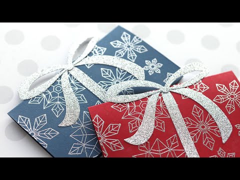 Simon Says Stamp! Simon Says Stamp BOX AND RIBBON GIFT CARD Wafer Dies sssd112122