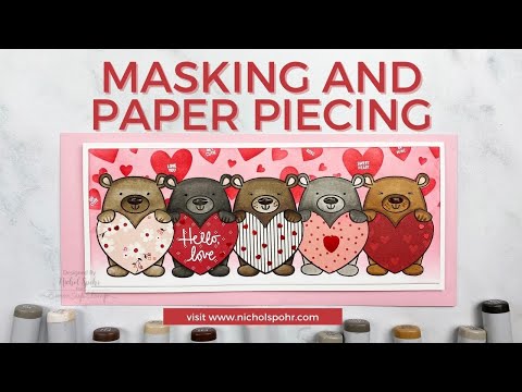 Simon Says Stamp! Simon Says Stamp Stencil TUMBLING HEARTS ssst121464