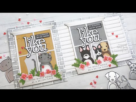 Simon Says Stamp! Simon Says Stamp PICTURE BOOK LABRADOR Wafer Dies S469