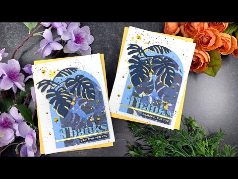 Simon Says Stamp! Simon Says Stamp TROPICAL LEAF BUNCH Wafer Die s789