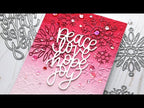Simon Says Stamp! Simon Says Stamp Embossing Folder SNOWFLAKE VISIONS sf252