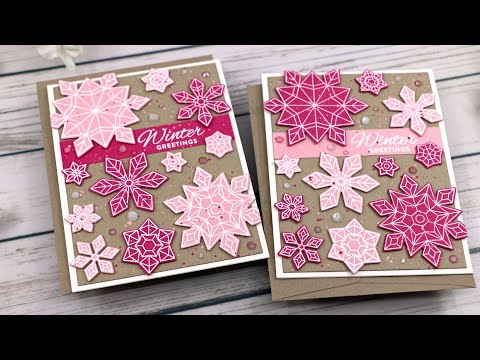 Simon Says Stamp! Simon Says Clear Stamps PRISMATIC SNOWFLAKES sss302170c
